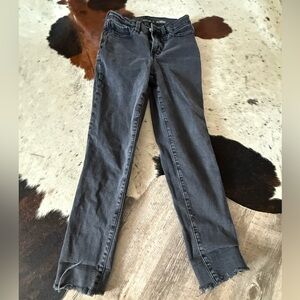 Old Navy Women's Dark Gray Straight Leg Jeans